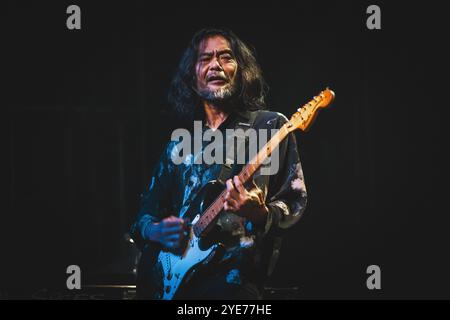 Copenhague, Danemark. 28 octobre 2024. Le groupe de rock instrumental japonais Mono donne un concert au VEGA de Copenhague. Banque D'Images