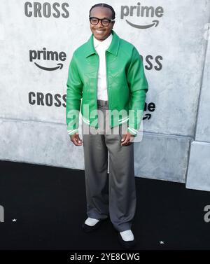 Los Angeles, États-Unis. 29 octobre 2024. Juju arrive à la première de la série CROSS de Prime Video qui a lieu aux studios nya WEST à Los Angeles, CA le mardi 29 octobre 2024. (Photo de Sthanlee B. Mirador/Sipa USA) crédit : Sipa USA/Alamy Live News Banque D'Images