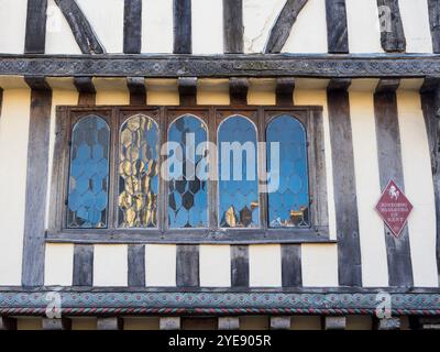 Conquest House, où les chevaliers ont comploté St Thomas beckets Murder, Canterbury, Kent, Angleterre, Royaume-Uni, GB. Banque D'Images