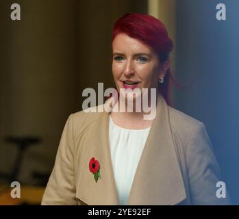 Downing St, Londres, Royaume-Uni. 30 octobre 2024. La RT Hon. Louise Haigh, secrétaire d'État aux Transports, arrive à Downing St. Banque D'Images