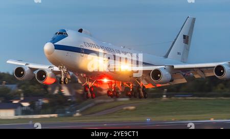 Règ. : 73-1676. États-Unis - US Air Force (USAF). Boeing E-4B. Banque D'Images