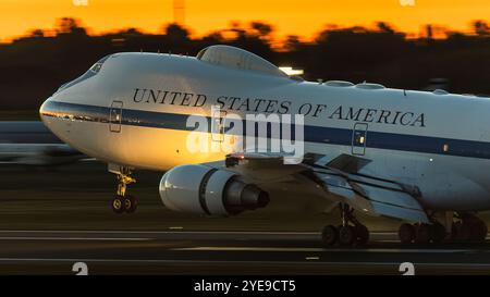 Règ. : 73-1676. États-Unis - US Air Force (USAF). Boeing E-4B. Banque D'Images