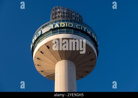 Radio City Tower ou St Johns Beacon, Liverpool City Centre, Liverpool, Merseyside, Angleterre, ROYAUME-UNI Banque D'Images