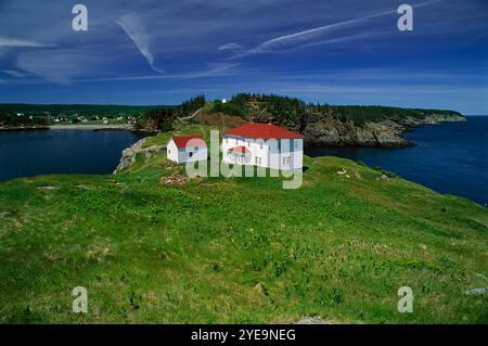 Maison sur l'île Grand Manan au Nouveau-Brunswick, Canada ; Grand Manan, Nouveau-Brunswick, Canada Banque D'Images