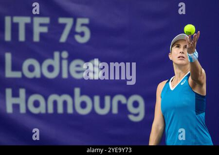 Hambourg, Allemagne. 30 octobre 2024. Tennis, tournoi ITF 75, premier tour, Bencic (Suisse) - Avdeyeva (Russie), Belinda Bencic en Suisse. Crédit : Gregor Fischer/dpa/Alamy Live News Banque D'Images