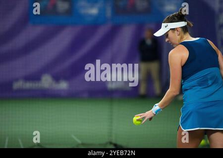 Hambourg, Allemagne. 30 octobre 2024. Tennis, tournoi ITF 75, premier tour, Bencic (Suisse) - Avdeyeva (Russie), Belinda Bencic en Suisse. Crédit : Gregor Fischer/dpa/Alamy Live News Banque D'Images