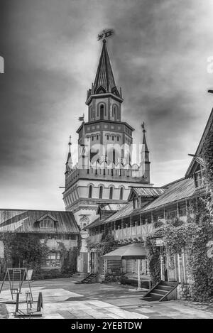 L'emblématique 'complexe' aka Izmailovo Kremlin en Izmailovskiy Kremlin, un centre culturel à Moscou, Russie Banque D'Images