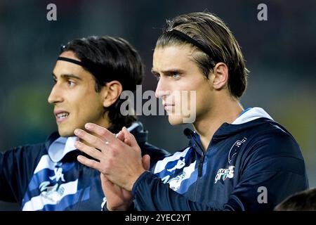 Empoli, Italie. 30 octobre 2024. 2e29regarde pendant le match de Serie A Enilive entre l'Empoli FC et le FC Internazionale au Stadio Carlo Castellani le 30 octobre 2024 à Empoli, Italie. Crédit : Giuseppe Maffia/Alamy Live News Banque D'Images