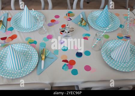 Table de fête pour enfants Banque D'Images