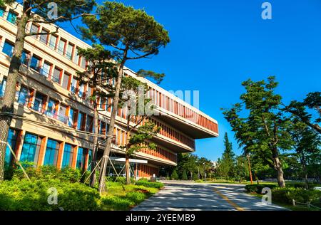 Bâtiment de la communication de l'Assemblée nationale à Séoul, Corée du Sud Banque D'Images