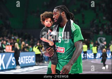 Athènes, Athènes, Grèce. 30 octobre 2024. 26 MATHIAS LESSORT de Panathinaikos AKTOR Athènes joue lors de la sixième ronde Euroleague entre Panathinaikos AKTOR Athènes et LDLC ASVEL Villeurbanne à OAKA Altion Arena le 30 octobre 2024, Athènes, Grèce. (Crédit image : © Stefanos Kyriazis/ZUMA Press Wire) USAGE ÉDITORIAL SEULEMENT! Non destiné à UN USAGE commercial ! Banque D'Images