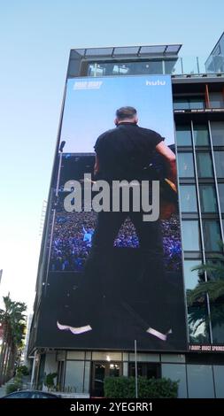 Los Angeles, Californie, États-Unis 29 octobre 2024 Bruce Springsteen Road Diary Billboard on Sunset Blvd le 29 octobre 2024 à Los Angeles, Californie, États-Unis. Photo de Barry King/Alamy Stock photo Banque D'Images