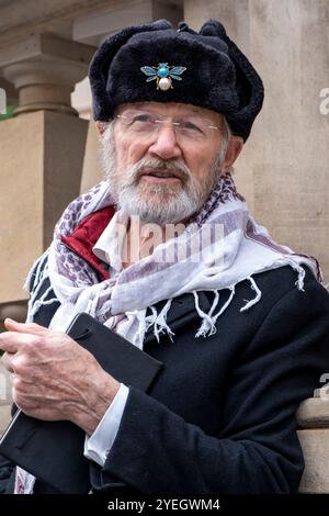 John Shipton, le père du fondateur de Wikileaks Julian Assange. Melbourne, Victoria, Australie. Banque D'Images