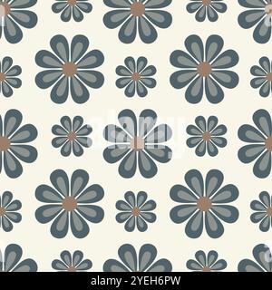 Élégant motif floral sans couture en vecteur. Illustration de Vecteur