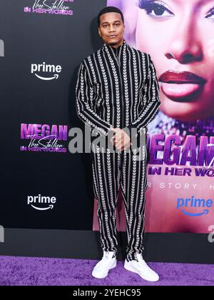 Hollywood, États-Unis. 30 octobre 2024. HOLLYWOOD, LOS ANGELES, CALIFORNIE, États-Unis - OCTOBRE 30 : Cory Hardrict arrive à la première de Los Angeles de "Megan Thee Stallion : In Her Words" d'Amazon Prime Video qui s'est tenue au TCL Chinese Theatre IMAX le 30 octobre 2024 à Hollywood, Los Angeles, Californie, États-Unis. (Photo de Xavier Collin/image Press Agency) crédit : image Press Agency/Alamy Live News Banque D'Images