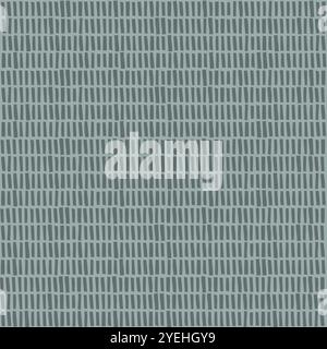 Modèle sans couture avec de minuscules rectangles tribaux abstraits sur fond gris Illustration de Vecteur