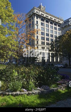 Paysage urbain, architecture vieille ville, Montréal, Province de Québec, Canada, Amérique du Nord Banque D'Images