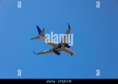 Buenos Aires, Argentine. 27 octobre 2024. Aerolineas Argentinas Boeing 737-700 en ancienne livrée Banque D'Images