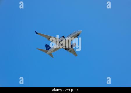 Buenos Aires, Argentine. 27 octobre 2024. Aerolineas Argentinas Boeing 737-700 en ancienne livrée Banque D'Images