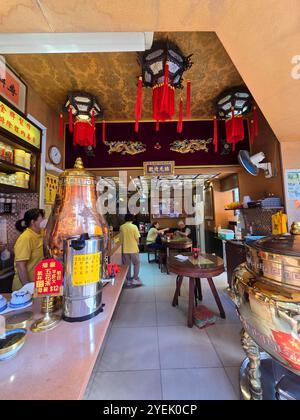 Une tisane spéciale en Jordanie, Kowloon, Hong Kong. Banque D'Images