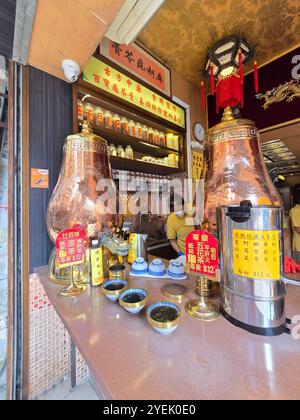 Une tisane spéciale en Jordanie, Kowloon, Hong Kong. Banque D'Images