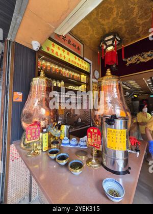 Une tisane spéciale en Jordanie, Kowloon, Hong Kong. Banque D'Images