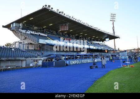 30 octobre 2024, stade Carlo Castellani, Empoli, Italie ; Serie A EniLive Football ; Empoli contre Internazionale Milan ; Une vue générale de Carlo Castell Banque D'Images