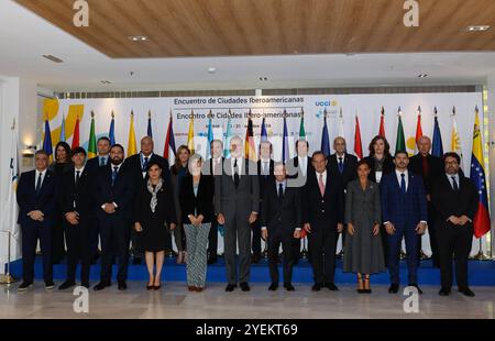 Madrid, Espagne. 31 octobre 2024. Le Roi Felipe VI préside la première rencontre des villes ibéro-américaines à Madrid 31 octobre 2024 crédit : CORDON PRESS/Alamy Live News Banque D'Images