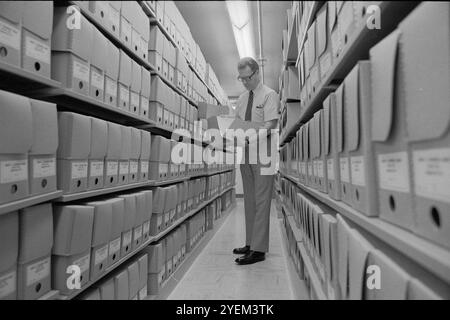Photo vintage de Eisenhower Museum (Archive), Abilene, Kansas. ÉTATS-UNIS. 23 juin 1977 Banque D'Images