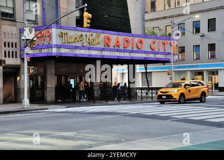 Radio City Music Hall, New York Banque D'Images