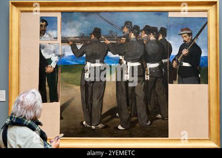 L'exécution de Maximilien, vers 1867-1868, Edouard Manet (1832-1883), The National Gallery, Londres, ROYAUME-UNI Banque D'Images