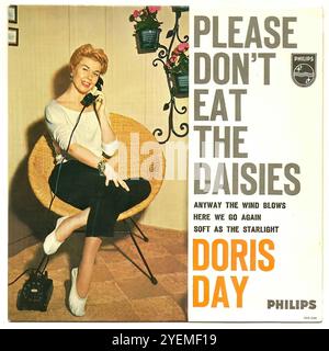 Doris Day - S'il vous plaît ne pas manger les danses - couverture originale en vinyle italien Banque D'Images