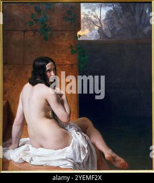 Susanna à son bain, 1850, Francesco Hayez (1791-1882), The National Gallery, Londres, ROYAUME-UNI Banque D'Images