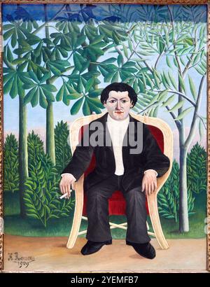 Portrait de Joseph Brummer, 1909, Henri Rousseau (1844-1910), The National Gallery, Londres, ROYAUME-UNI Banque D'Images