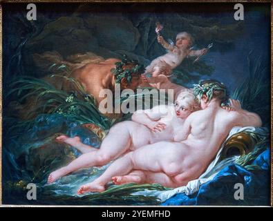 PAN et Syrinx, 1759, François Boucher (1703-1770), The National Gallery, Londres, ROYAUME-UNI Banque D'Images