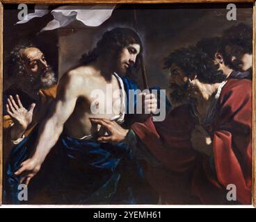 The Incredulity of Saint Thomas, 1621, Guercino (1591-1666), The National Gallery, Londres, ROYAUME-UNI Banque D'Images