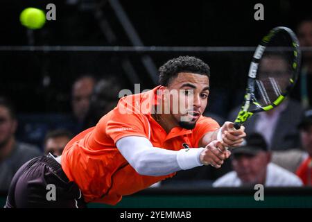 Arthur FILS lors de la quatrième journée du tournoi de tennis Rolex Paris Masters 2024, ATP Masters 1000 le 31 octobre 2024 à Accor Arena à Paris Banque D'Images