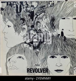 Beatles Revolver album U.S. Mono - couverture vinyle originale Banque D'Images