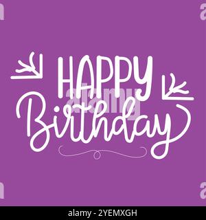 Un ensemble coloré et festif de motifs d'anniversaire, avec ballons, chapeaux de fête et confettis. Idéal pour créer des cartes d'anniversaire joyeuses Illustration de Vecteur