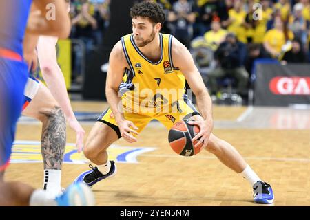 William McDowell-White (ALBA Berlin, #7) GER, ALBA Berlin v Anadolu Efes Istanbul, basketball, EuroLeague, saison 2024/2025, 7. Spieltag, 31.10.2024 Foto : Eibner-Pressefoto/Ryan Sleiman Banque D'Images