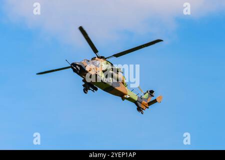 Eurocopter Tiger au Air Legend Air Show 2024 à Melun, France Banque D'Images