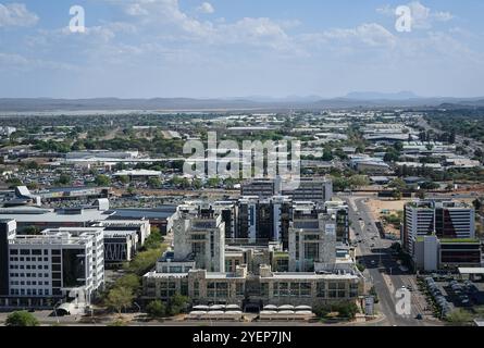 Gaborone. 31 octobre 2024. Cette photo prise le 31 octobre 2024 montre une vue de Gaborone, Botswana. Crédit : Han Xu/Xinhua/Alamy Live News Banque D'Images