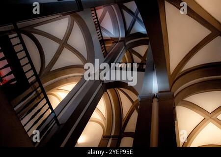 Vue du Palazzo Orsini di Gravina à Naples, siège de la Faculté d'architecture de l'Université 'Federico II'. Banque D'Images