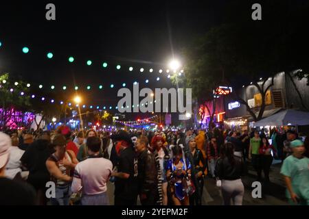 West Holllywood, Californie, USA 31 octobre 2024 West Hollywood Halloween Carnaval sur Santa Monica Blvd le 31 octobre 2024 à West Hollywood, Californie, USA. Photo de Barry King/Alamy Live News Banque D'Images