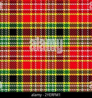 Motif de fond tartan style écossais sur le thème de Noël Illustration de Vecteur