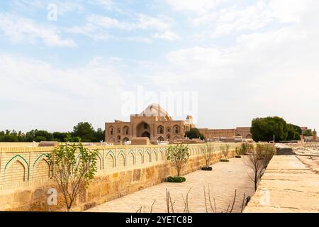 Bahouddin Naqshband Complex, près de Boukhara, Ouzbékistan. Le complexe a été établi pour la première fois après la mort de Bahouddin Muhammad ibn Burhoniddin Muhamm Banque D'Images