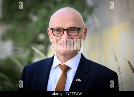 Athen, Grèce. 30 octobre 2024. Andreas Kindl, ambassadeur de la République fédérale d'Allemagne en Grèce, est en marge d'une nomination à Athènes. Crédit : Bernd von Jutrczenka/dpa/Alamy Live News Banque D'Images