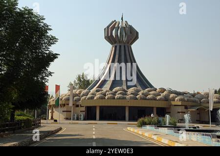 Monument commémoratif Halabja au Kurdistan irakien Banque D'Images