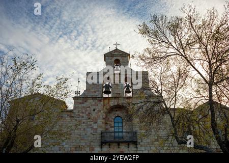 Basilique et sanctuaire royal de la Virgen de la Cabeza de Andujar, Jaen, Andalousie, Espagne, dans le parc naturel de la Sierra de Andujar Banque D'Images