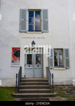 Entrée du Musée, entrée du bâtiment principal, Musée de Montmartre, Montmartre, Paris, France, Europe, UE. Banque D'Images